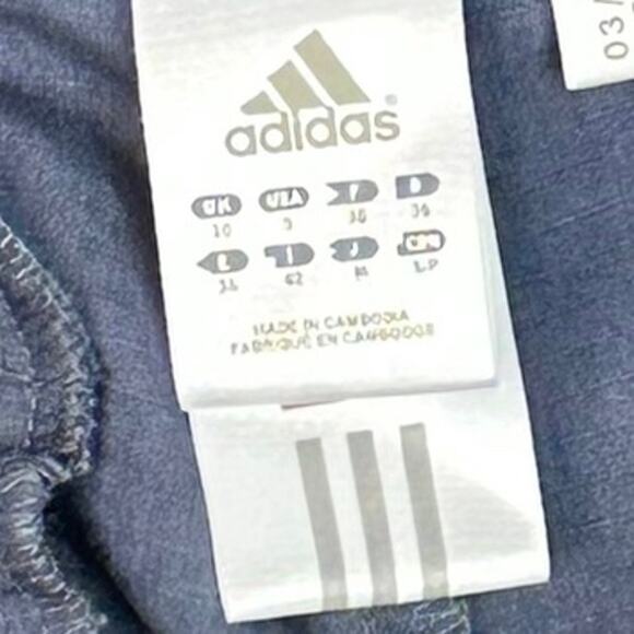 Adidas Womens Scrub Bottoms Pants Straight Leg Pockets Blue Gray Size Small - Picture 5 of 5